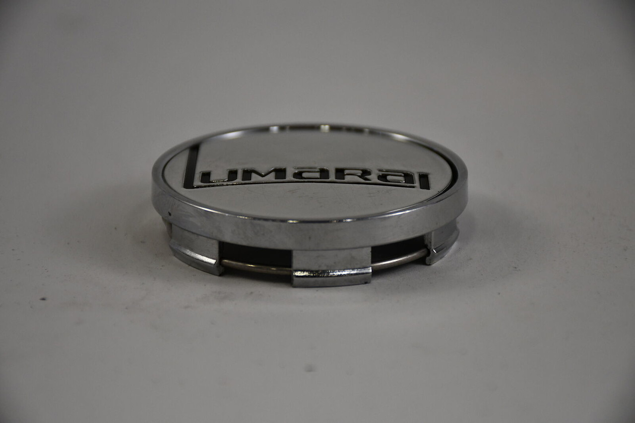 Lumarai Chome Finish with Black Lumarai Logo Center Cap Hub Cap C-310-1 2.50"