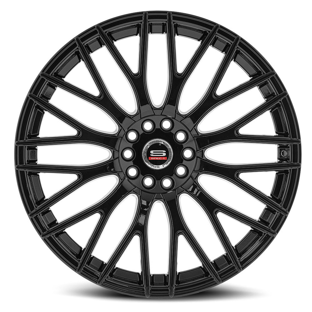 17" Spec-1 SP-55 Gloss Black Wheel 17x7.5 5x105 5x4.5 42mm Rim