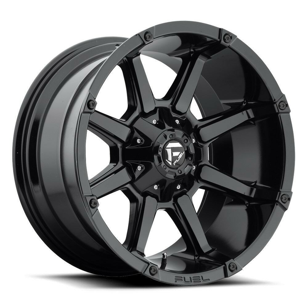 20" Fuel D575 Coupler 20x9 8x170 1mm Wheel Gloss Black For Ford F250 F350 Rim