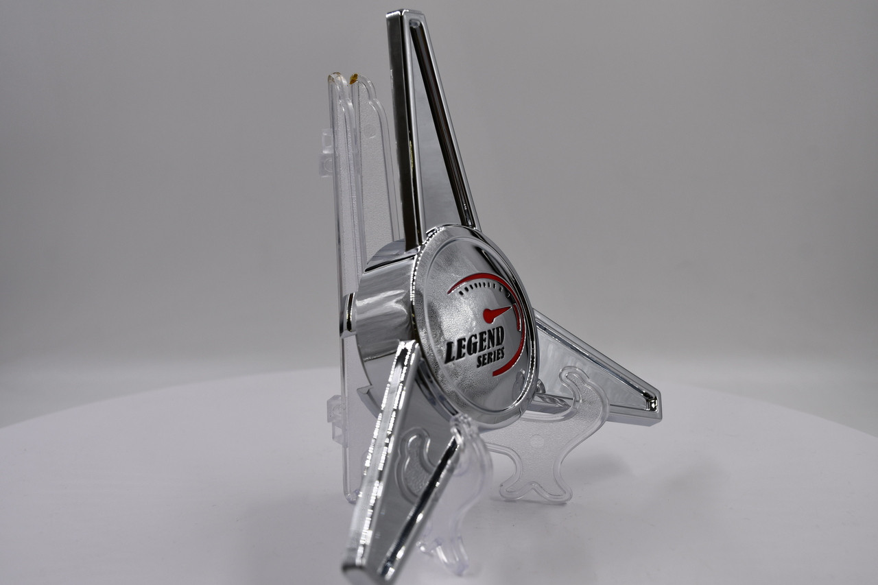 Vision Legend Series Chrome w/Black & Red Logo Wheel Center Cap Hub Cap C143-TS-V 2.625"