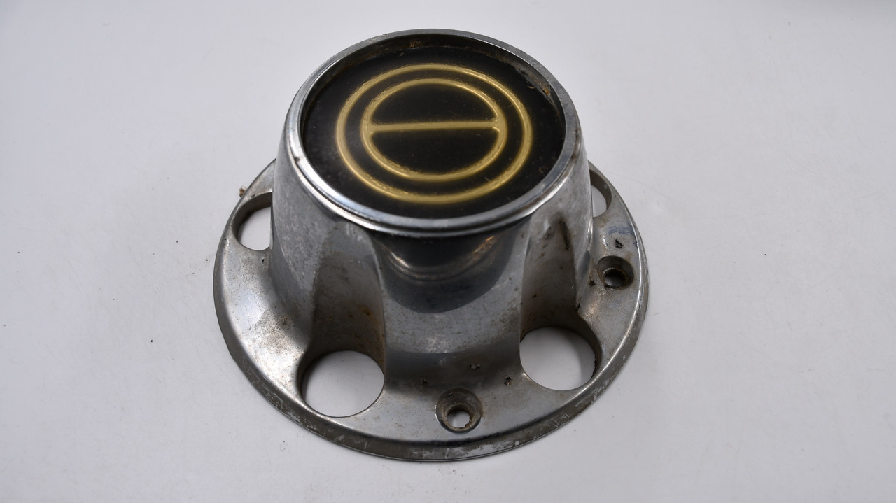 Ford Chrome w/Black Center Wheel Center Cap F5TA-1A097-AA Fits 80-96 F150 Bronco