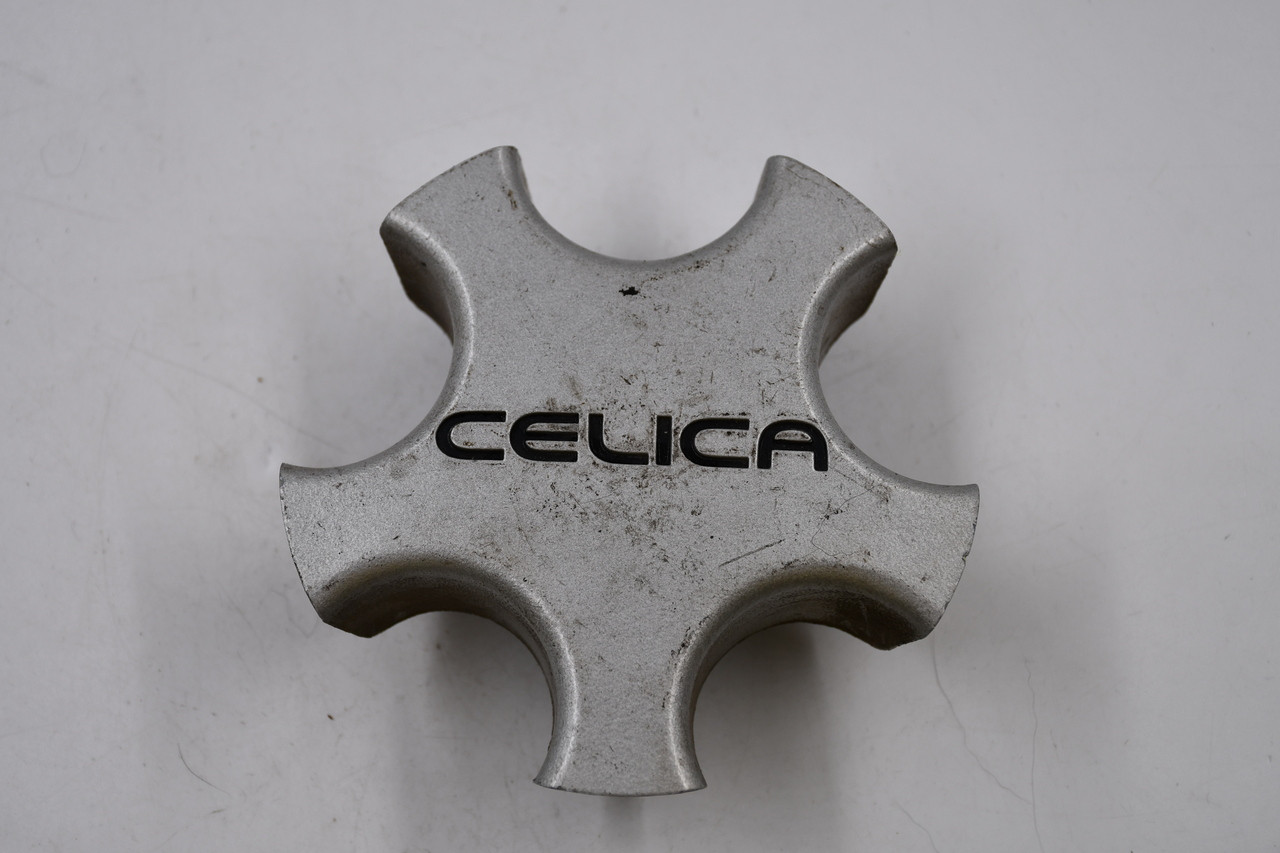 Toyota Celica Silver w/Black Logo Wheel Center Cap Hub Cap CELICA/3.94 3.94" 5 Lug