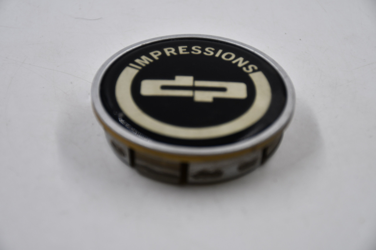 DP Wheels Impressions Silver w/Gold Logo Wheel Center Cap Hub Cap DP/2.56 2.56"