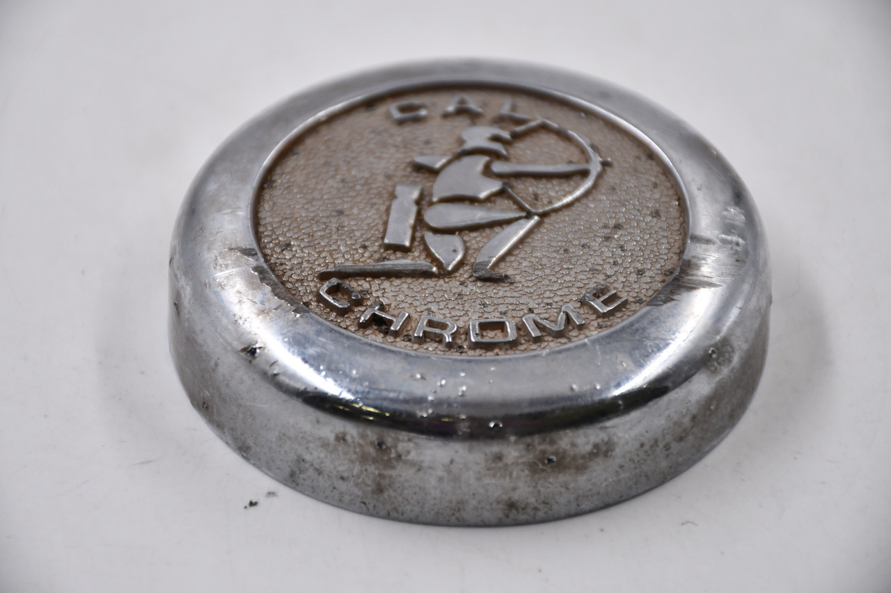Cal Chrome Wheels Chromed Aluminum Wheel Center Cap Hub Cap CALCHR/2.5625 2.5625"