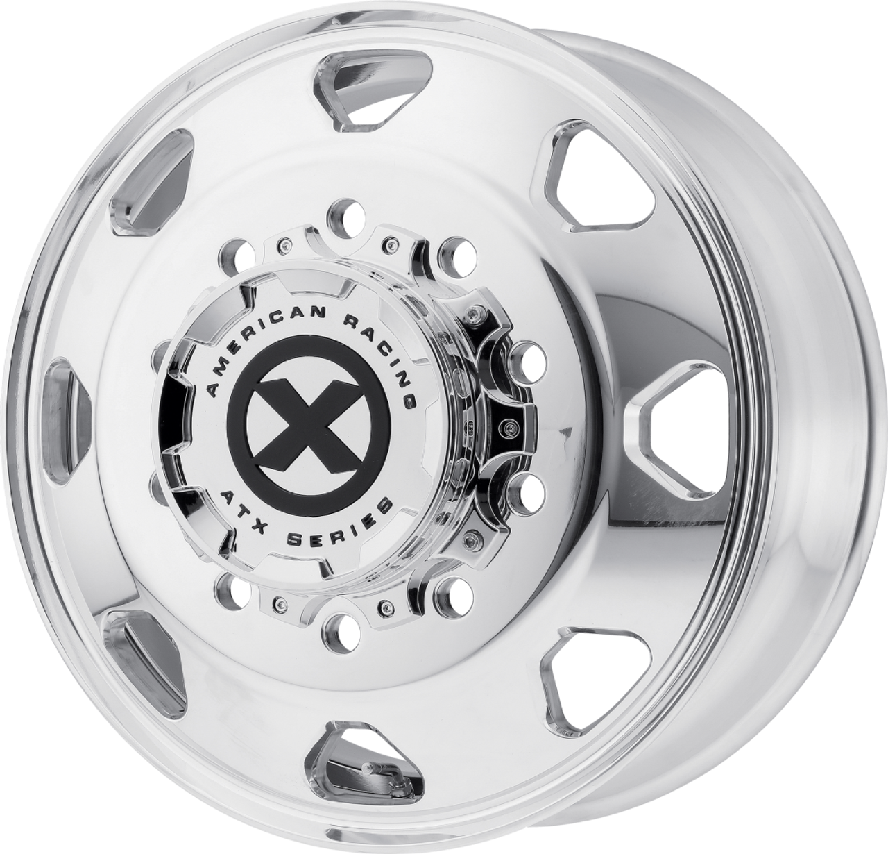 ATX AO401 Octane 22.5x8.25 10x11.25 Polished - Front Wheel 22.5" 144mm Rim