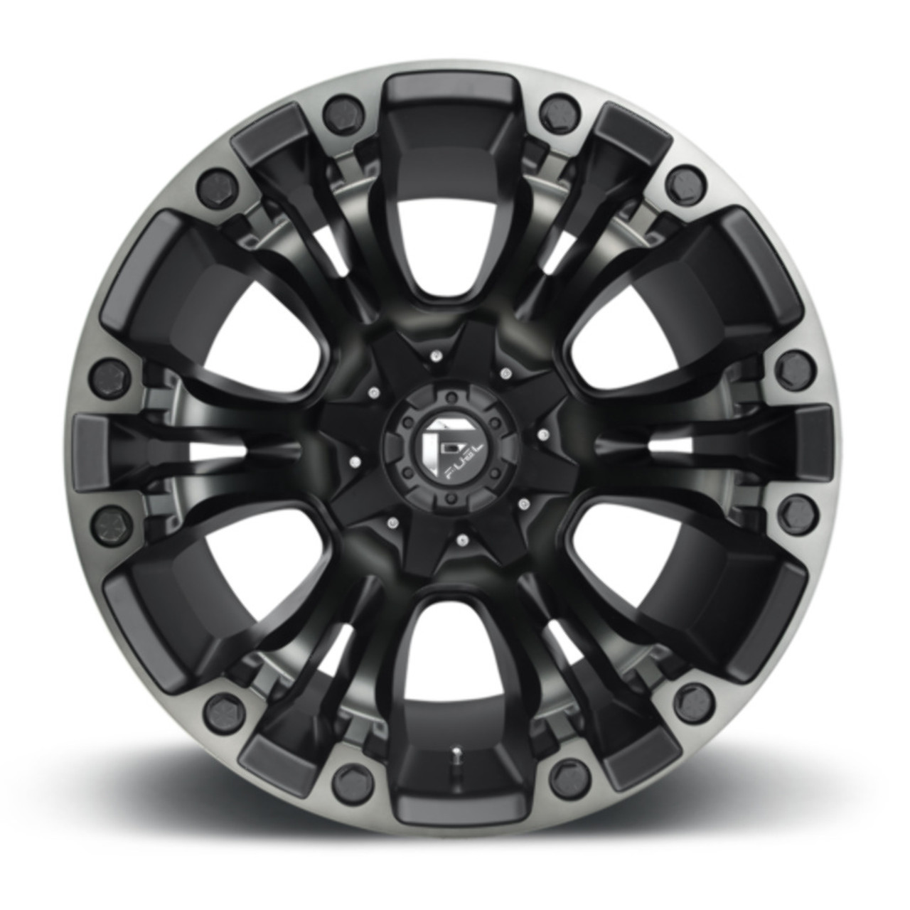 Fuel  D569 Vapor 18x9 6x135 6x5.5 Matte Black Double Dark Tint Wheel 18" 19mm