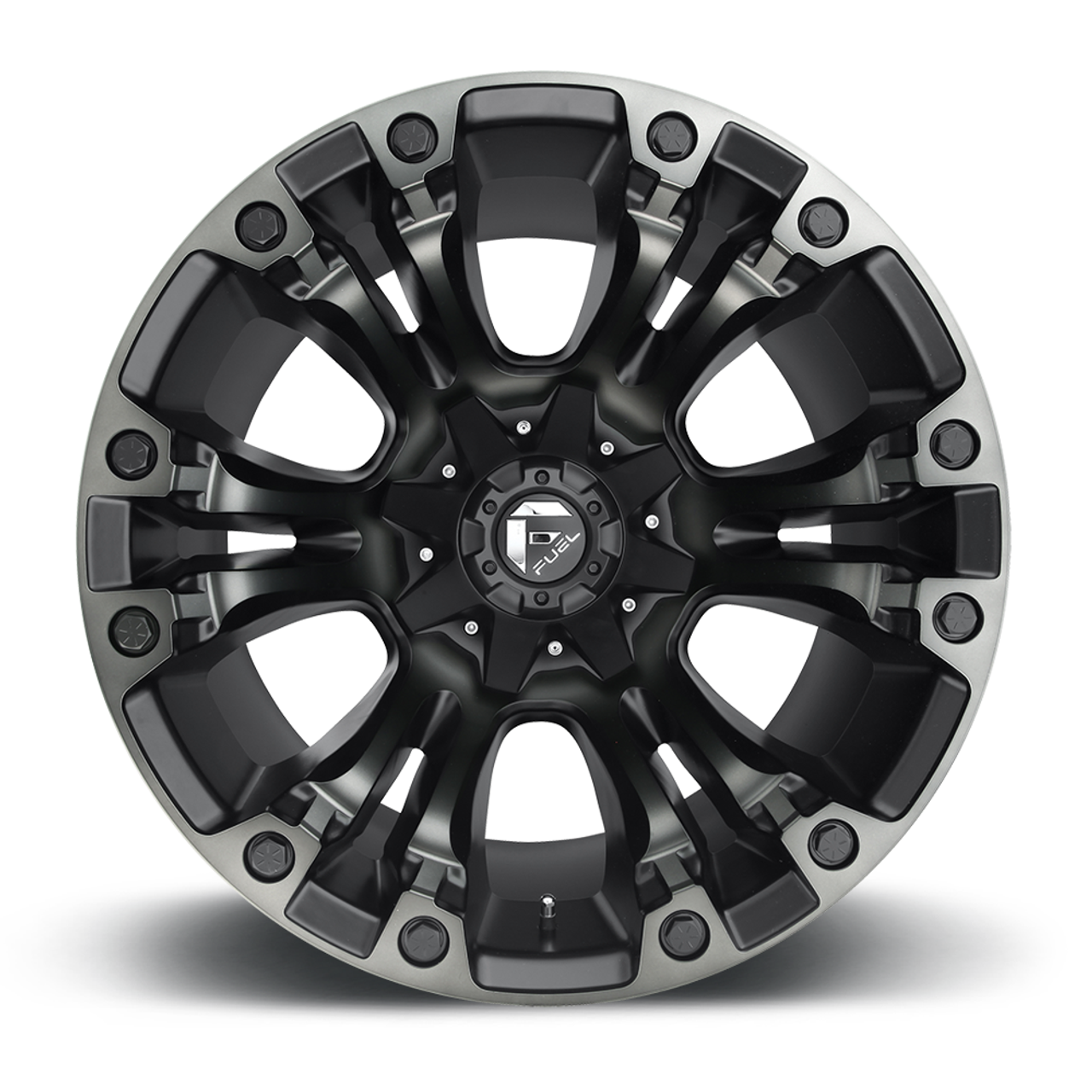 Fuel  D569 Vapor 18x9 6x135 6x5.5 Matte Black Double Dark Tint Wheel 18" 19mm