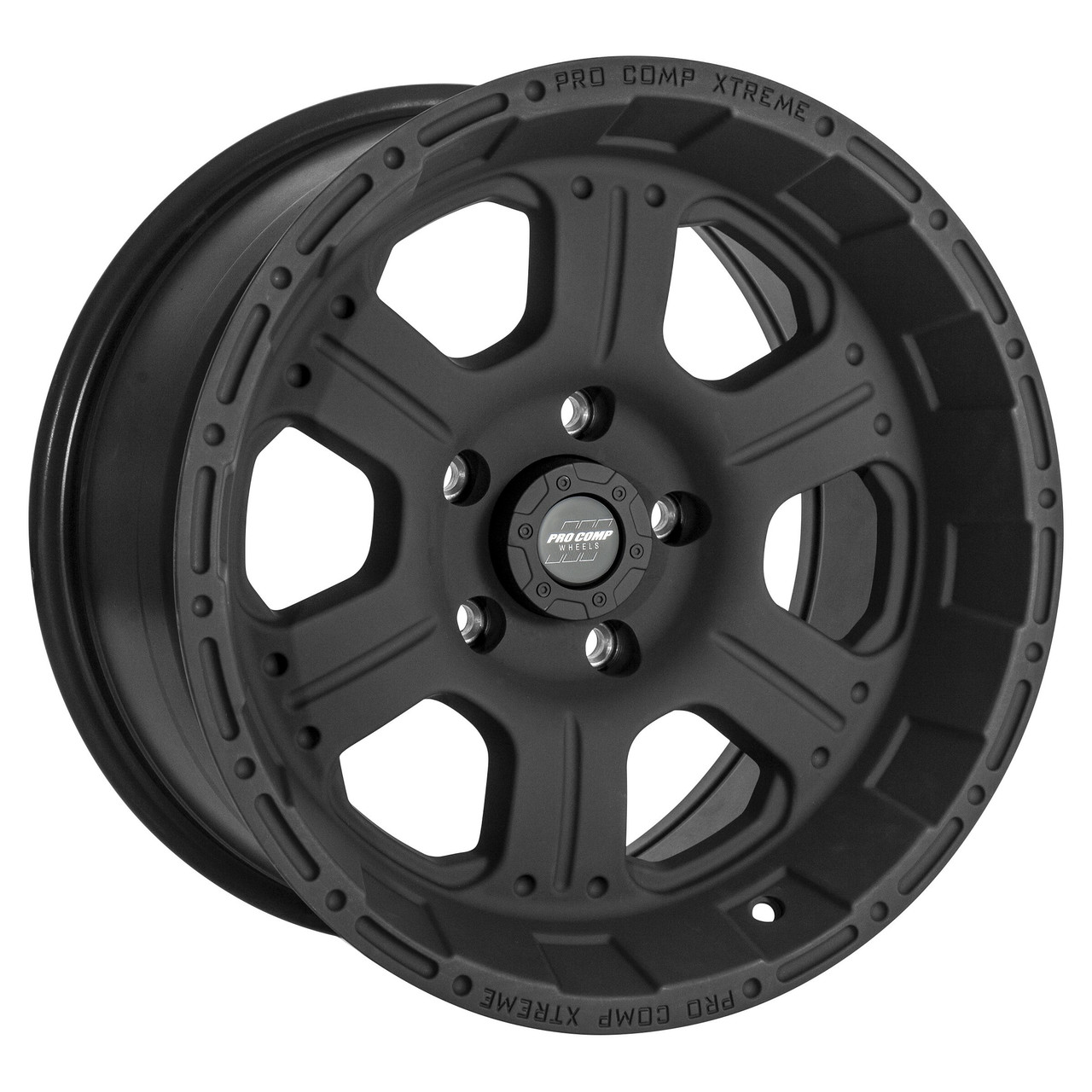 Pro Comp PA89 Kore 17x8 6x4.5 Flat Black Wheel 17" -12mm Rim