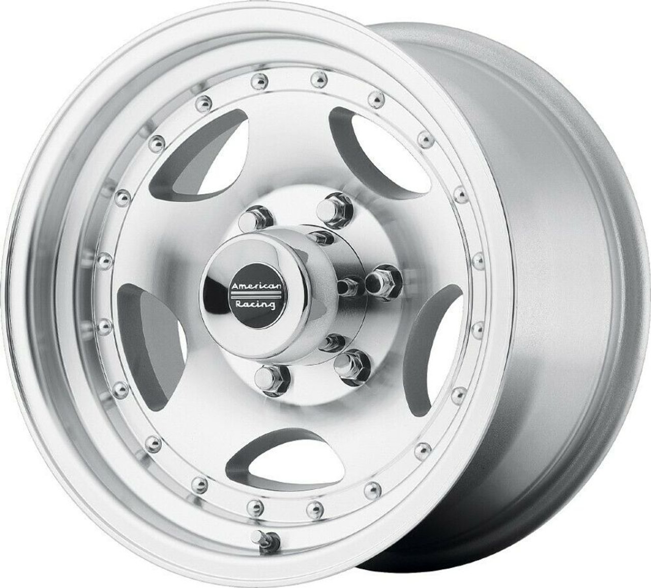 American Racing AR23 16x8 6x5.5 Machined Wheel 16" 0mm Classic Rim