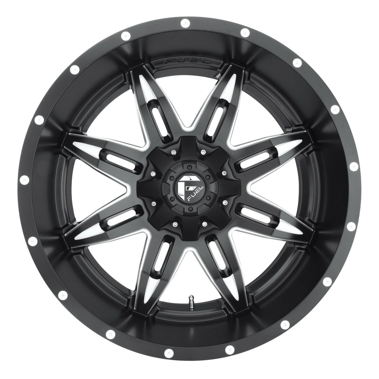 Fuel UTV D567 Lethal 15x7 4x137 Matte Black Milled Wheel 15" 13mm Rim