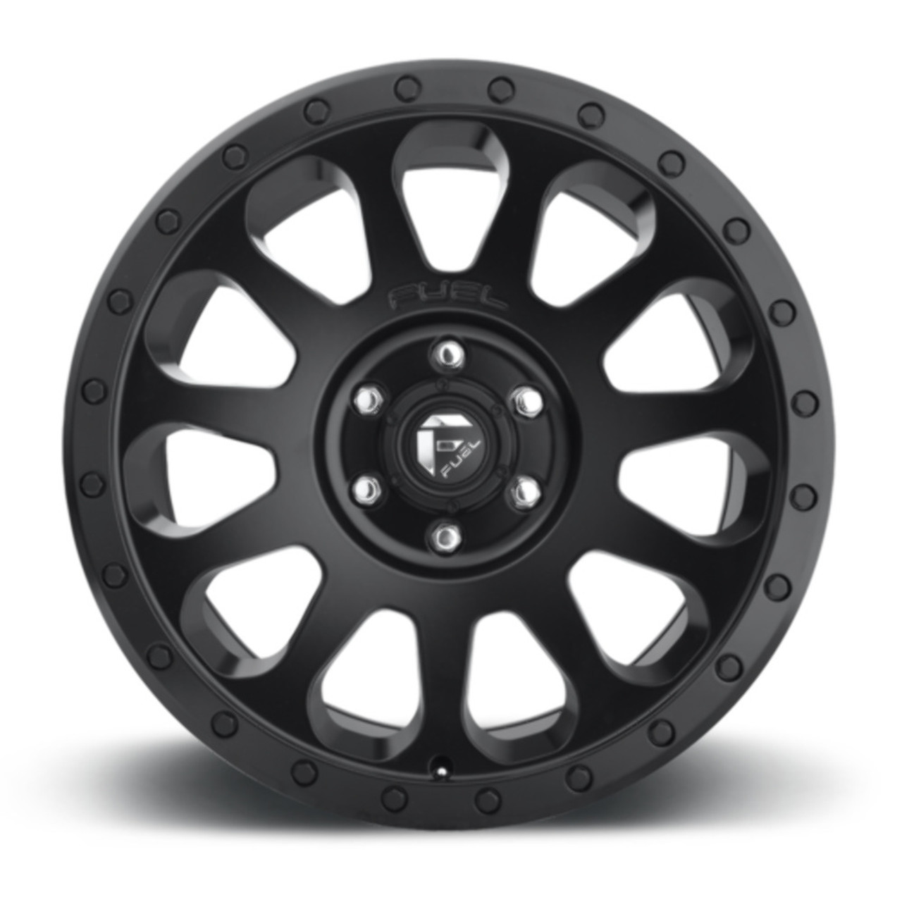 Fuel 1PC D579 Vector 17x9 5x5.0 Matte Black Wheel 17" -12mm Rim