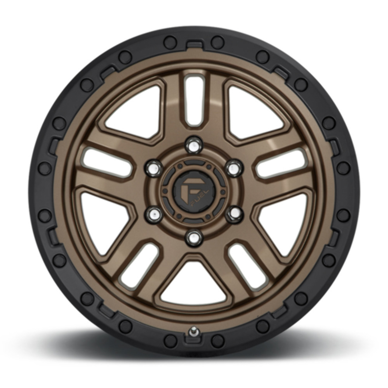 17" Fuel 1PC D702 Ammo 17x9 6x135 Matte Bronze Black Bead Ring Wheel 1mm Rim