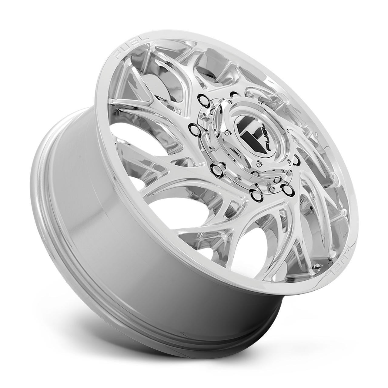 Fuel 1PC D740 Runner 22x8.25 8x210 Chrome Front Wheel 22" 105mm Rim