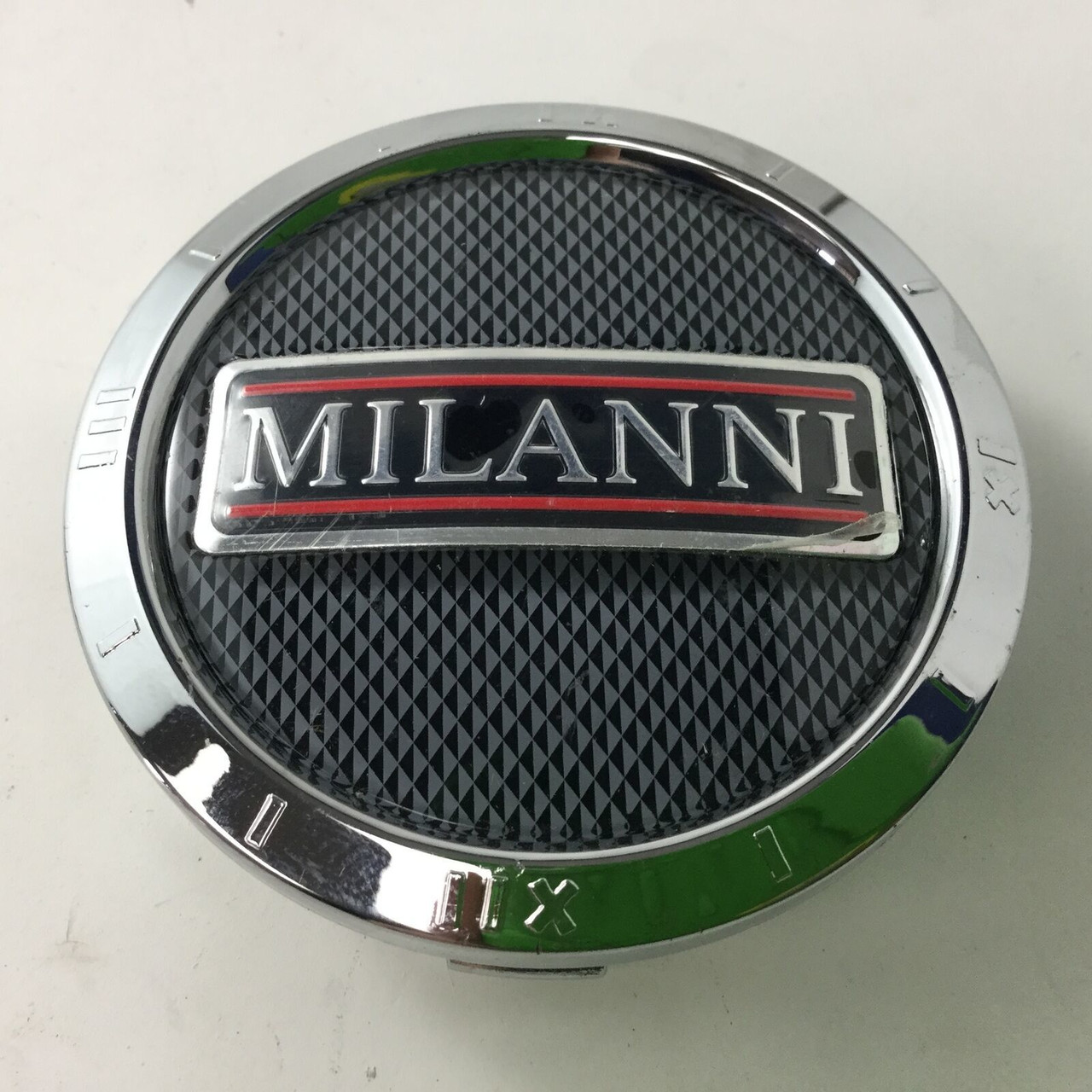 Milanni Snap In Wheel Center Hub Cap Chrome C9012 C-229-1 75mm Diameter MIL60