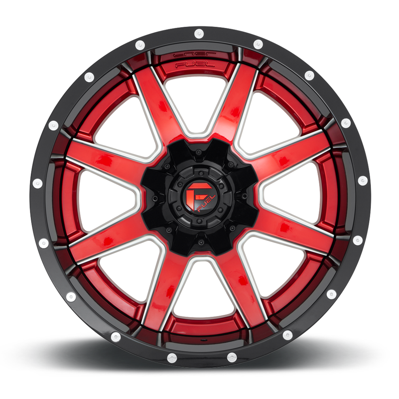 Fuel 2PC D250 Maverick 20x10 6x135 6x5.5 Gloss Red Wheel 20" -19mm Rim Fuel 2PC D250 Maverick 20x10 6x135 6x5.5 Gloss Red Wheel 20" -19mm Rim