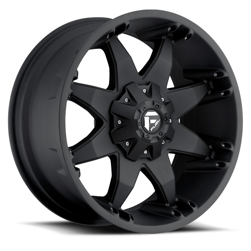 Fuel 1PC D509 Octane 20x9 5x4.5 5x5.0 Matte Black Wheel 20" -12mm Rim