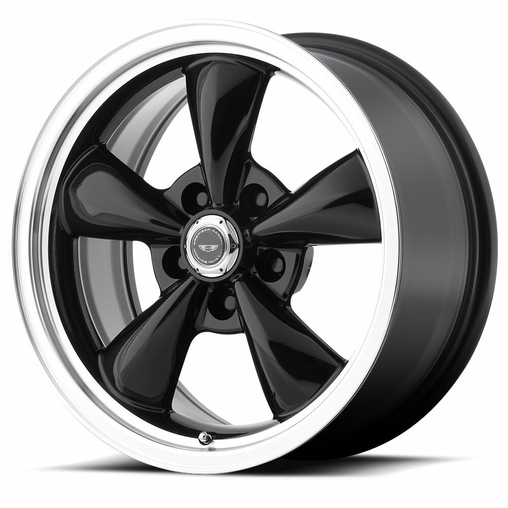 American Racing AR105 Torq Thrust M 18x9 5x4.5 Black Machined Wheel 18" 24mm Rim