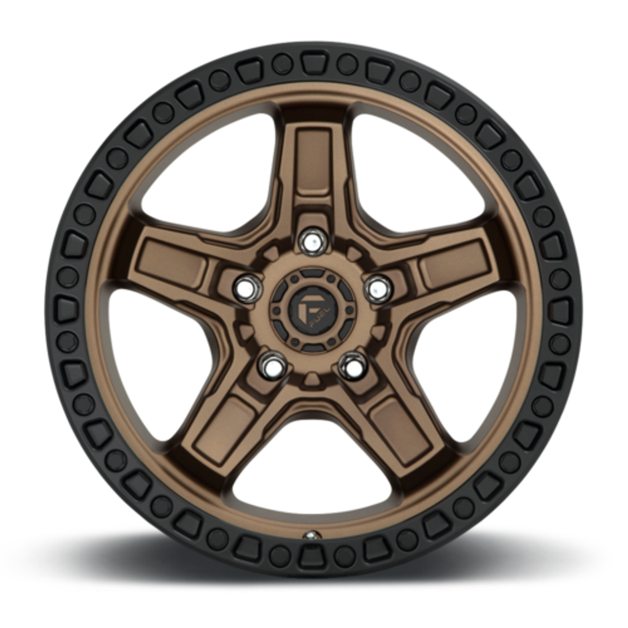 Fuel 1PC D699 Kicker 17x9 5x150 Matte Bronze Black Bead Ring Wheel 17" 1mm Rim