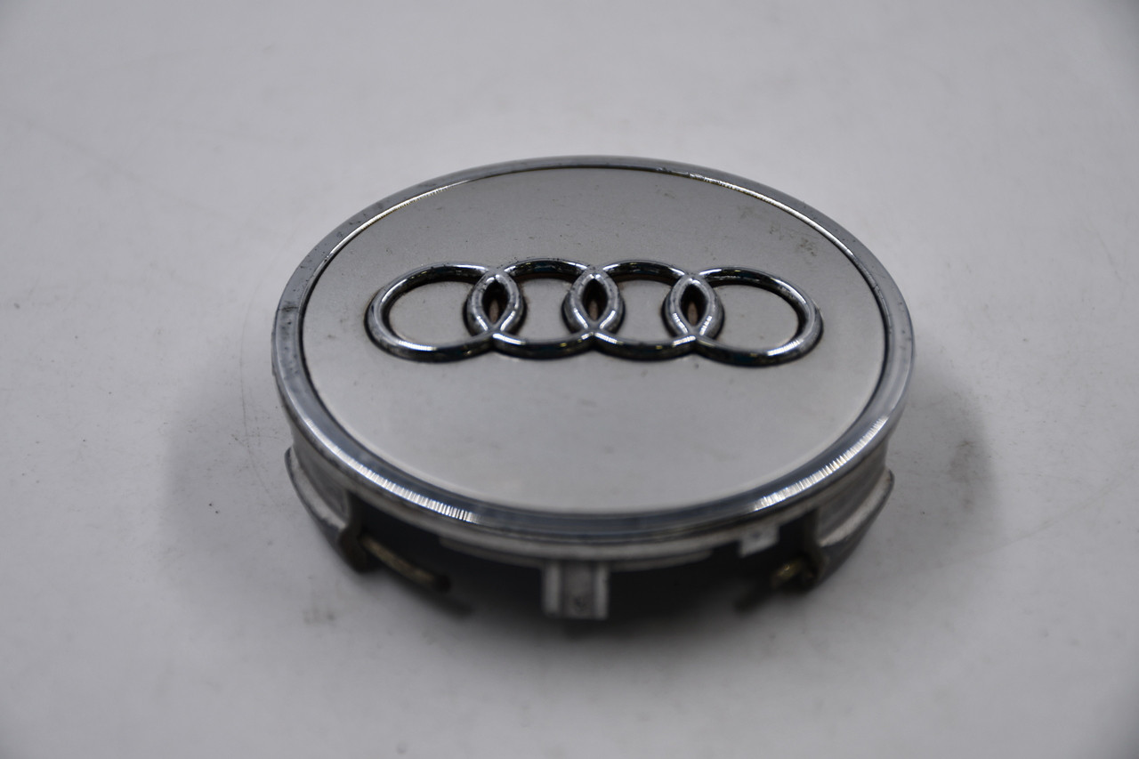 Audi Chrome and Silver Wheel Center Cap Hub Cap 610A-CAP 2.875" Audi Snap in