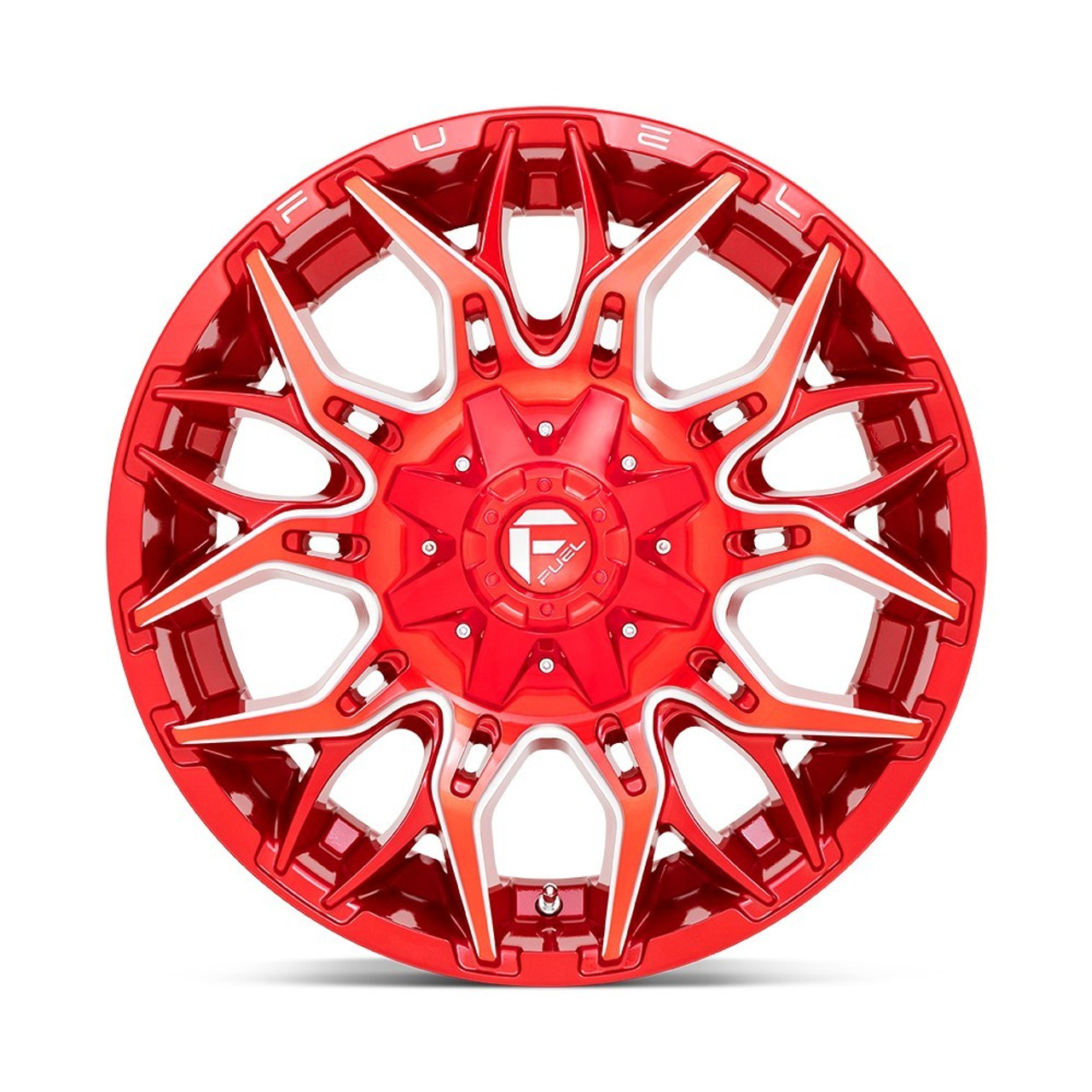 Fuel 1PC D771 Twitch 22x12 8x6.5 Candy Red Milled Wheel 22" -44mm Rim Fuel 1PC D771 Twitch 22x12 8x6.5 Candy Red Milled Wheel 22" -44mm Rim