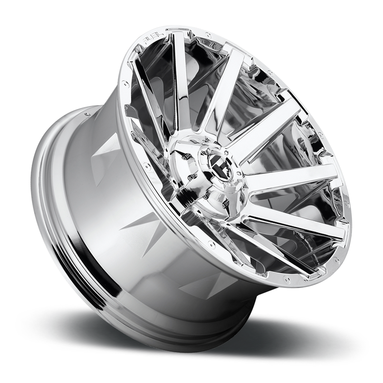 20" Fuel 1PC D614 Contra 20x9 6x135 6x5.5 20mm Wheel Chrome Plated Truck Suv Rim
