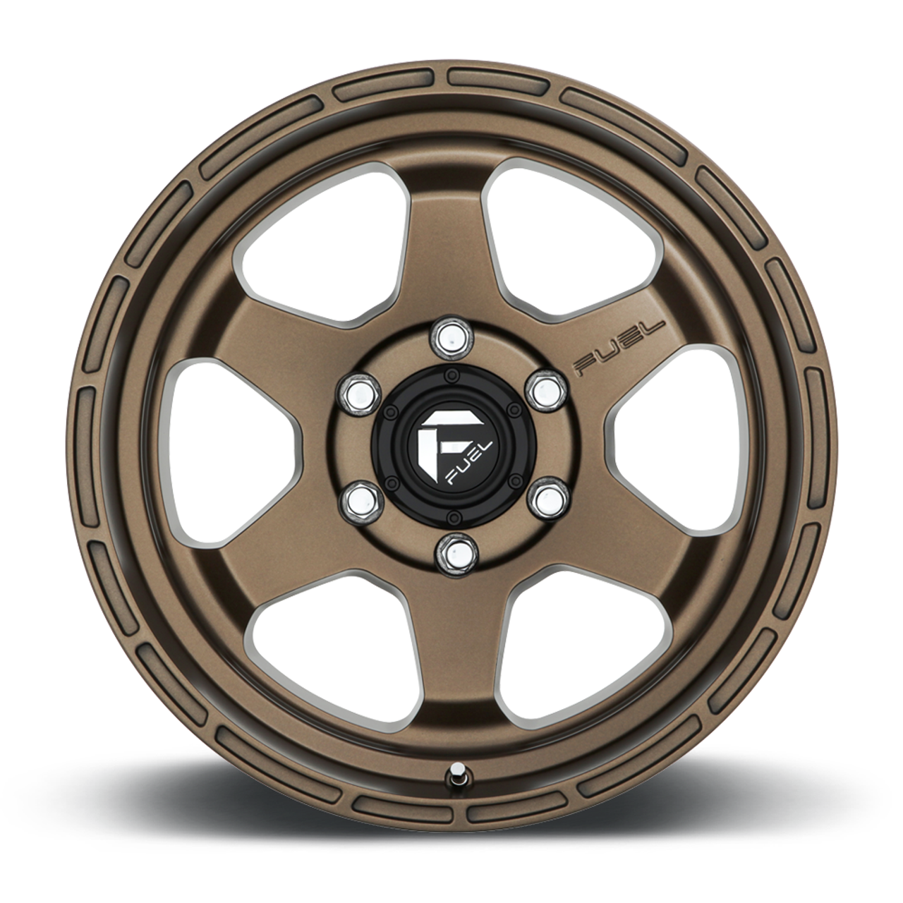 Fuel 1PC D666 Shok 17x9 5x5.0 Matte Bronze Wheel 17" 1mm For Jeep Truck Rim