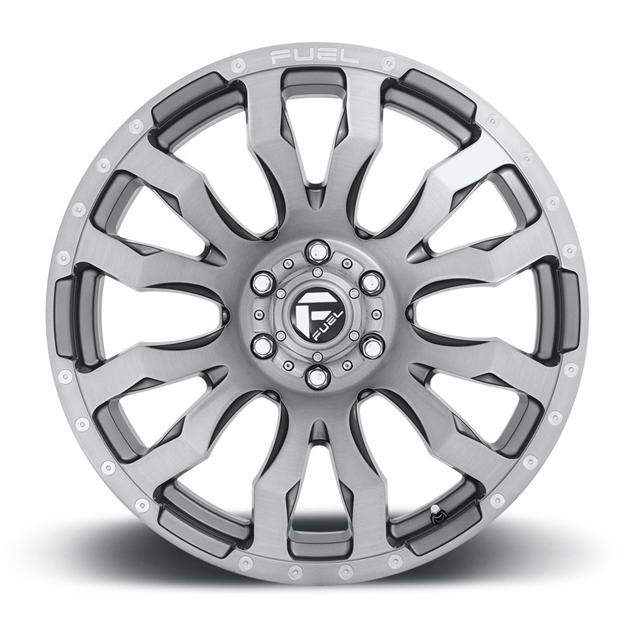 22" Fuel D693 Blitz 22x10 6x5.5 Platinum Wheel -18mm For Chevy GMC Ram Cadillac