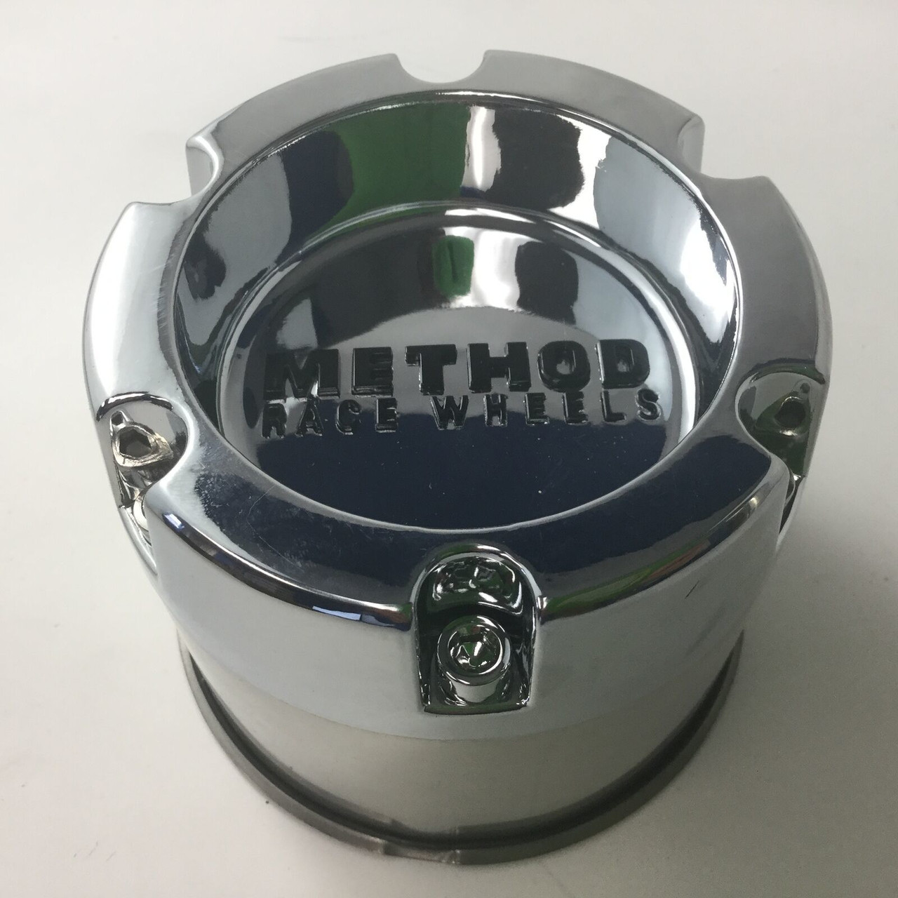 Method Chrome Wheel Center Cap 6 Lug Push Thru 1524B114-1-C1 4.25"