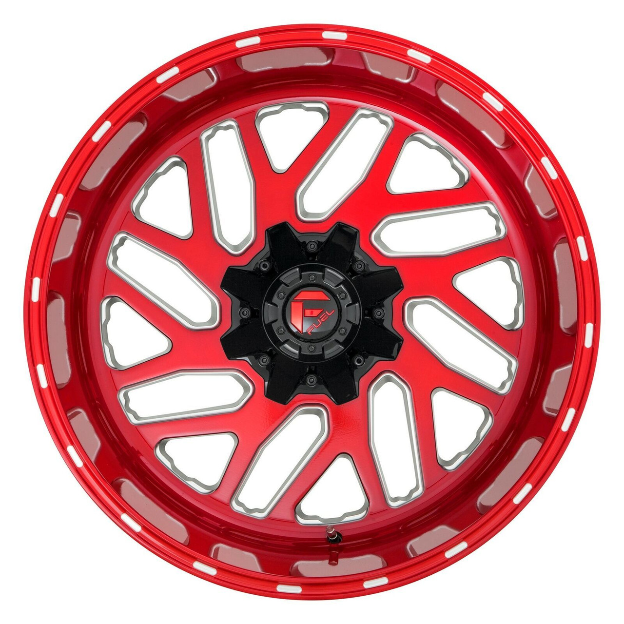 Fuel 1PC D691 Triton 20x10 6x135 6x5.5 Candy Red Milled Wheel 20" -19mm Rim