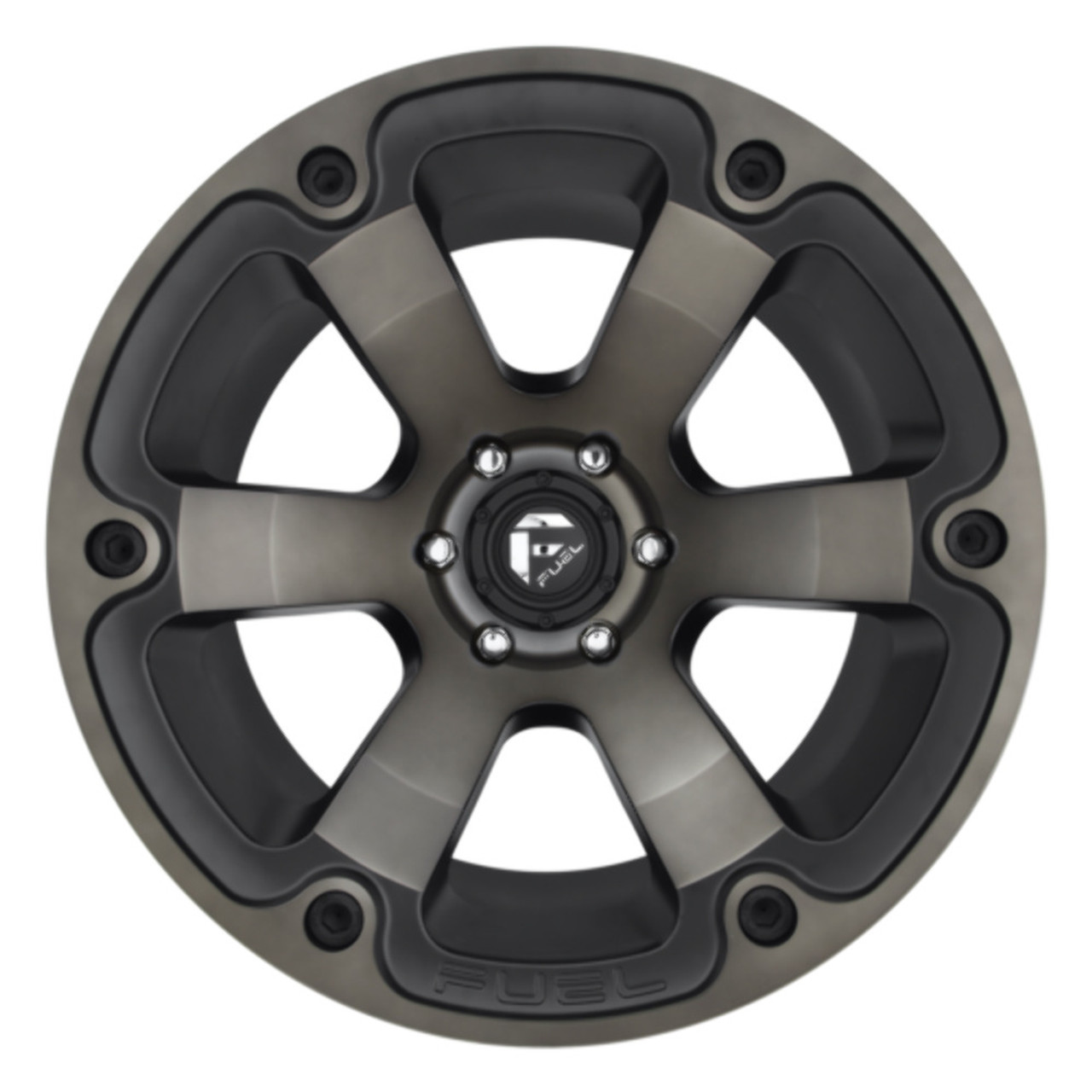 17" Fuel 1PC D564 Beast 17x9 8x6.5 Matte Black Double Dark Tint Wheel 1mm Rim