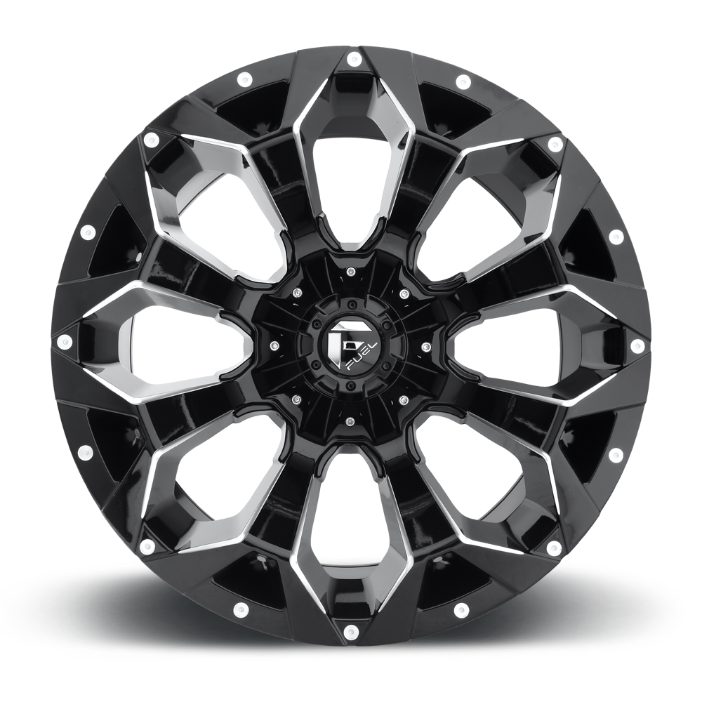 20" Fuel D576 Assault 20x10 8x170 -18mm Gloss Black Milled Wheel For Ford Rim
