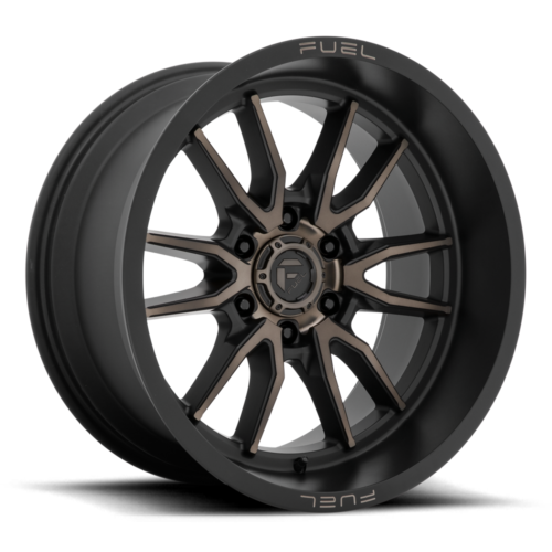 20" Fuel 1PC D762 Clash 20x10 6x5.5 Matte Black Double Dark Tint Wheel -18mm Rim