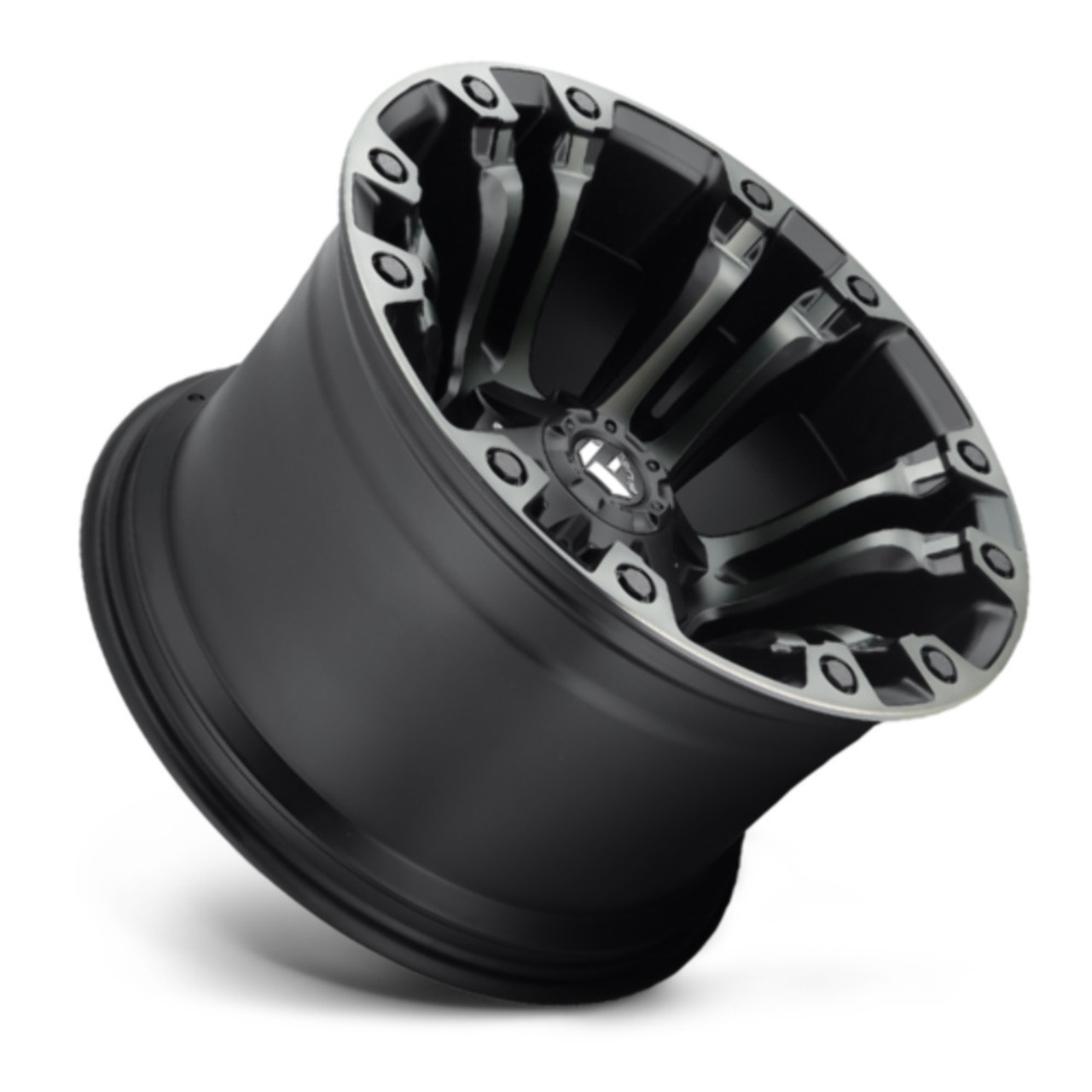 Fuel  D569 Vapor 17x10 5x4.5 5x5.0 Matte Black Double Dark Tint Wheel 17" -18mm