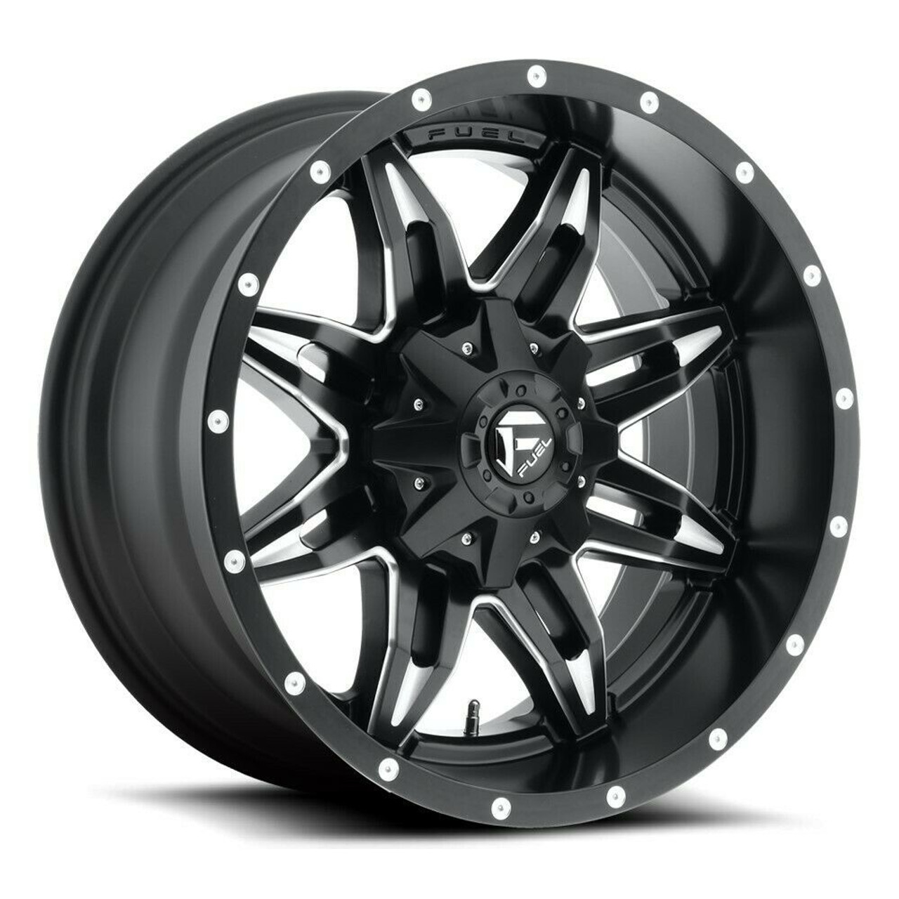 Fuel 1PC D567 Lethal 20x9 8x180 Matte Black Milled Wheel 20" 20mm Rim Fuel 1PC D567 Lethal 20x9 8x180 Matte Black Milled Wheel 20" 20mm Rim
