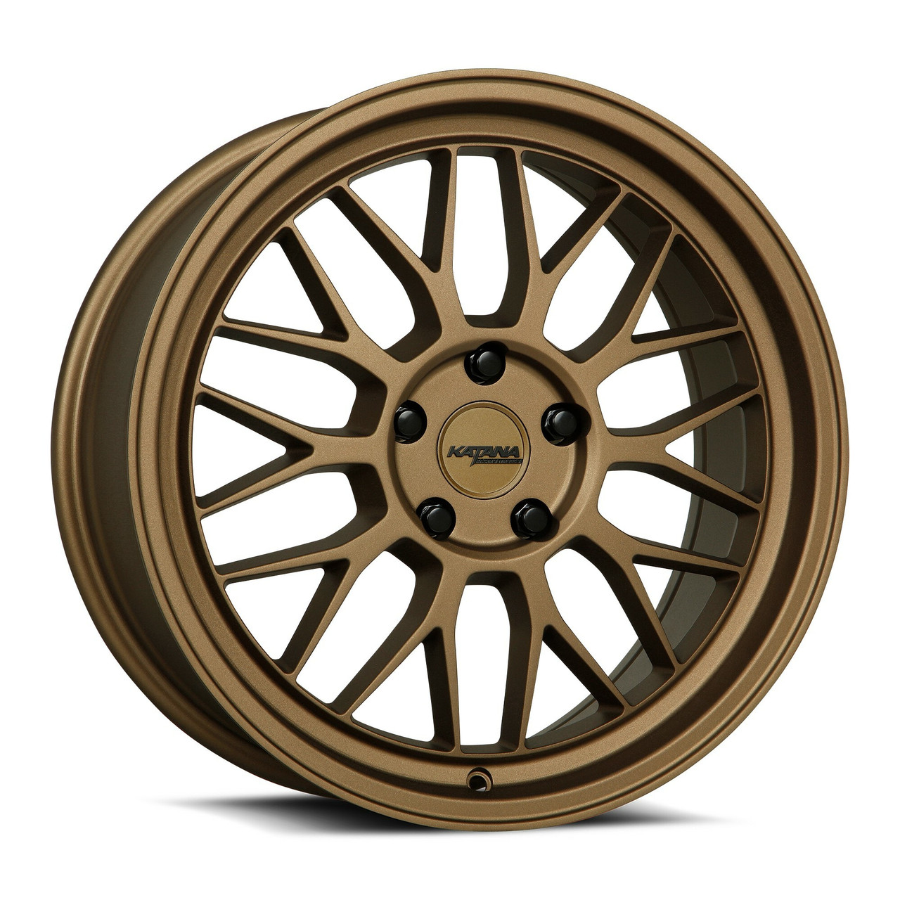 Set 4 18" Katana Wheels KR06 Matte Bronze 18x8 Wheels 5x100 40mm Rims