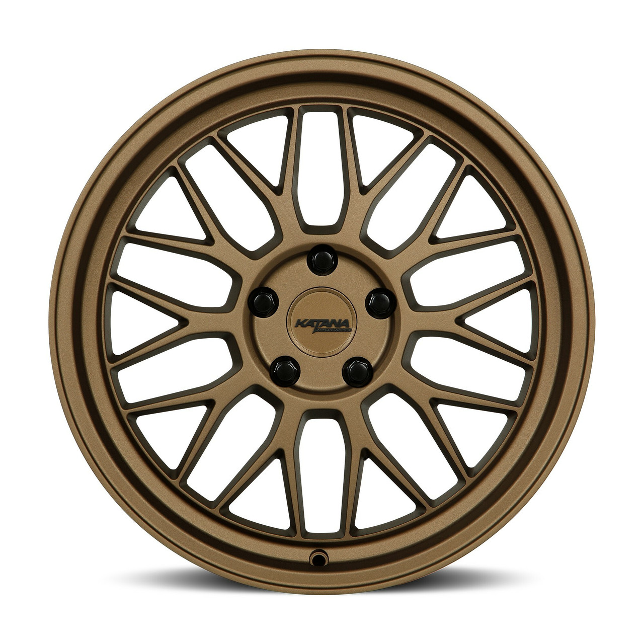 Set 4 18" Katana Wheels KR06 Matte Bronze 18x8 Wheels 5x100 40mm Rims