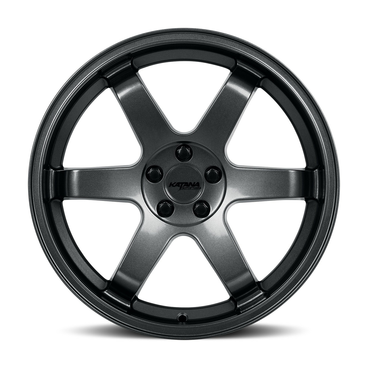 Set 4 18" Katana Wheels KR08 18x8 5x4.5 40mm Glossy Gunmetal Racing Rims