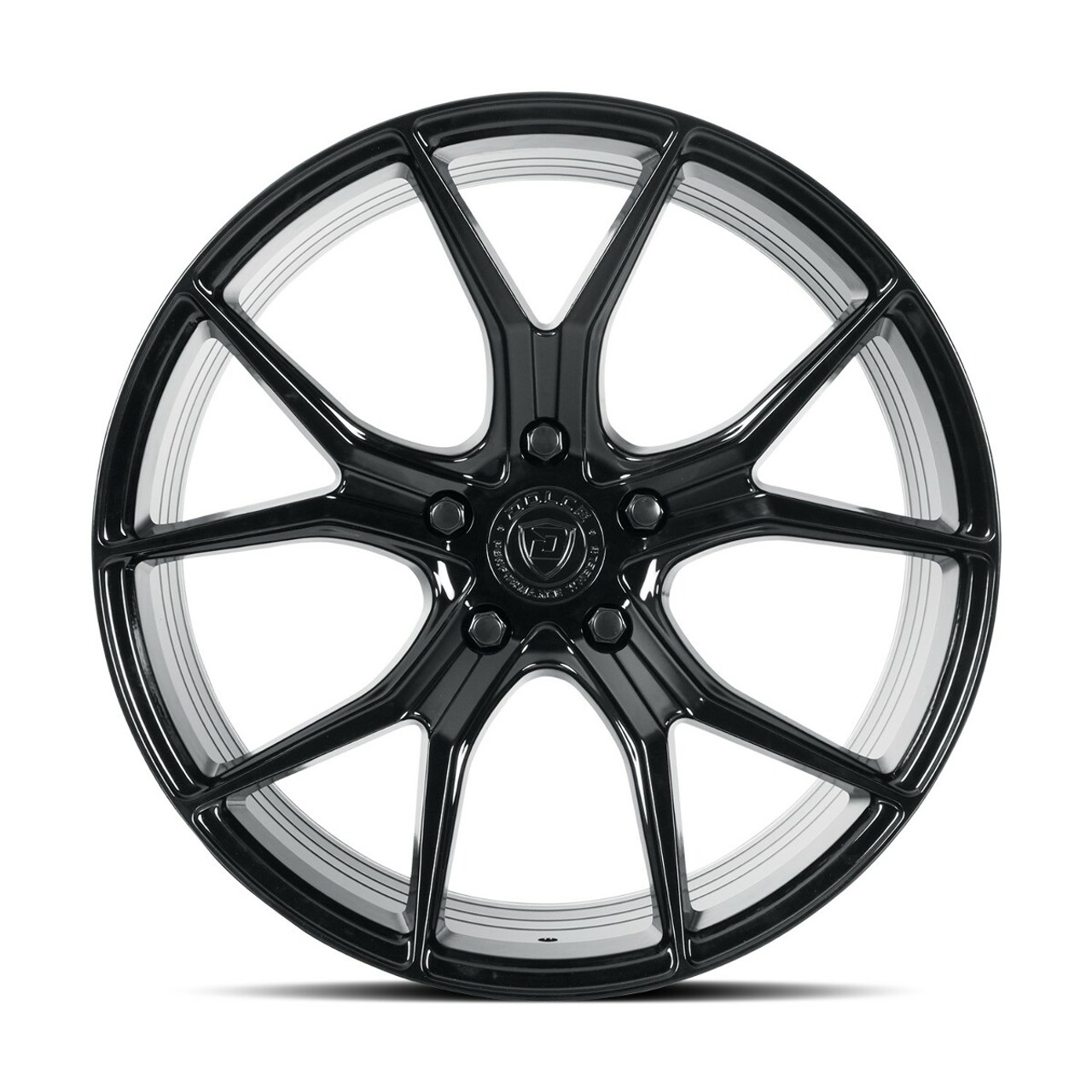 Set 4 18" Dolce Performance Element Gloss Black 18x8.5 Wheels 5x120 35mm Rims