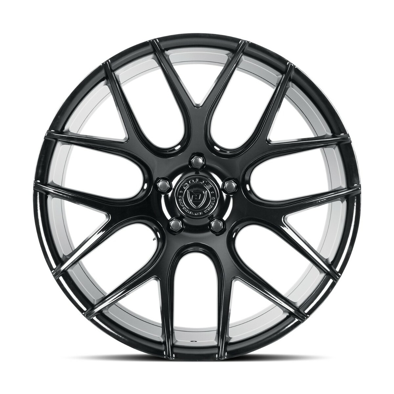 20" Dolce Performance Monza Gloss Black 20x8.5 Wheel 5x112 28mm Rim