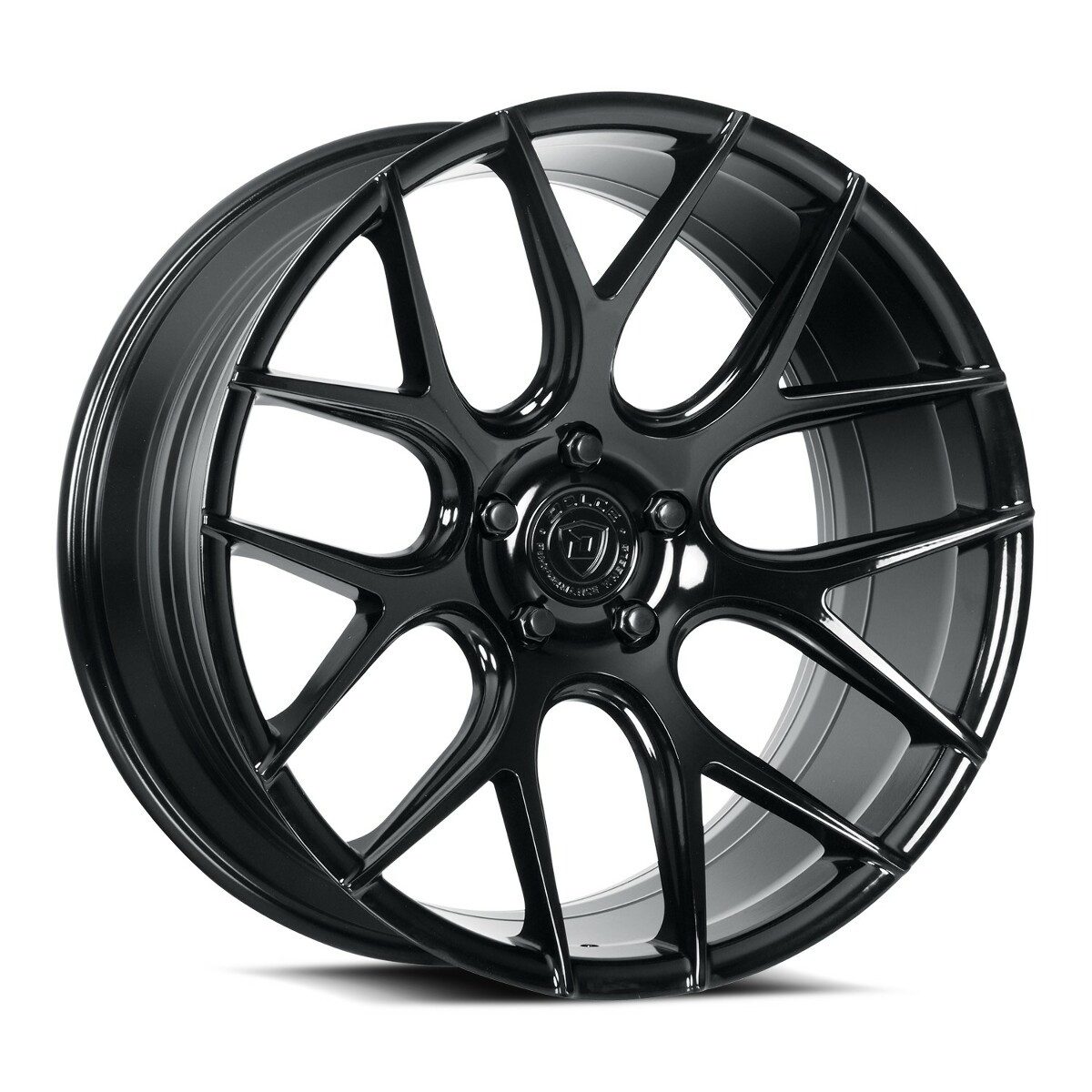 Set 4 20" Dolce Performance Monza 20x10 5x4.5 40mm Wheels Gloss Black Rims