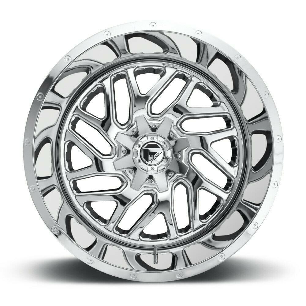 Fuel 1PC D609 Triton 22x12 8x170 Chrome Plated Wheel 22" -43mm Rim