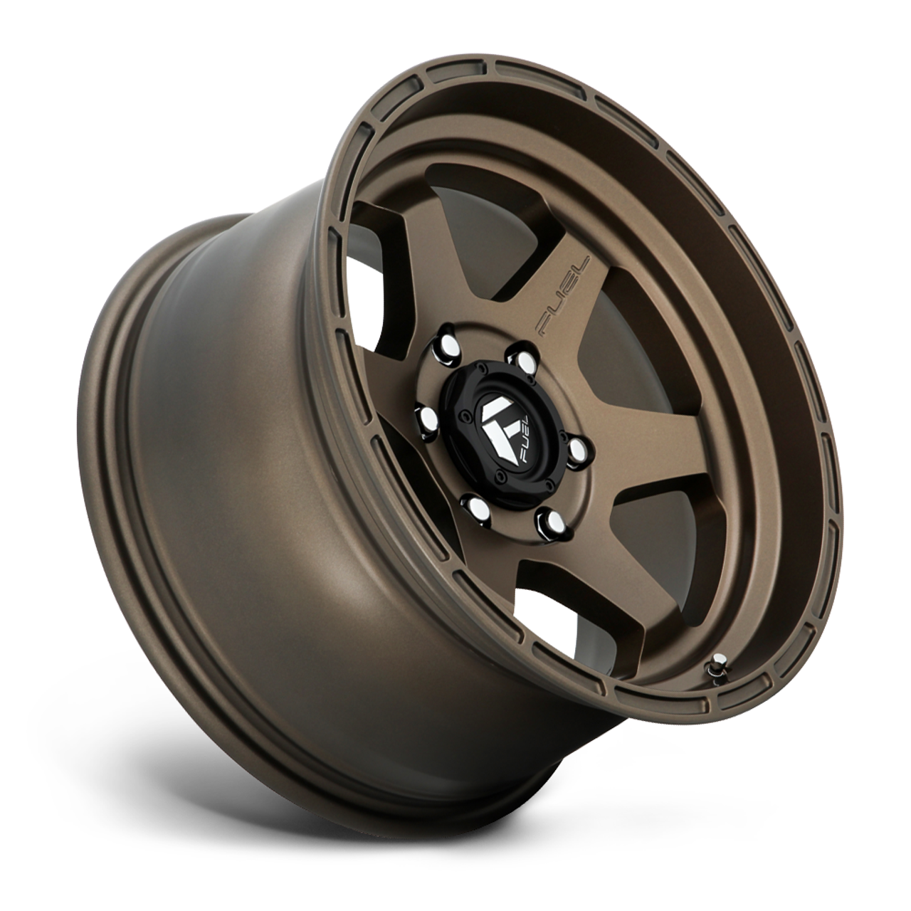 Fuel 1PC D666 Shok 17x9 6x5.5 Matte Bronze Wheel 17" 1mm Rim
