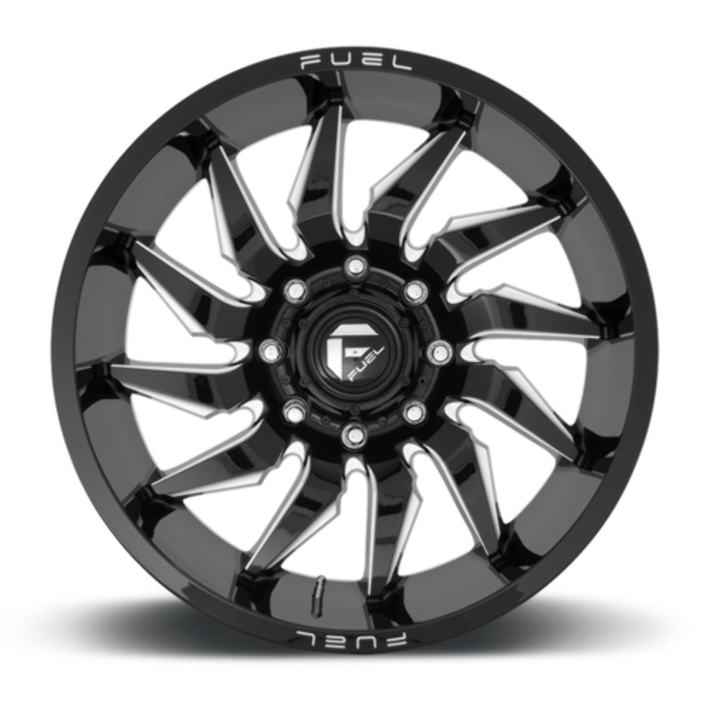 Fuel 1PC D744 Saber 22x12 8x180 Gloss Black Milled Wheel 22" -44mm Rim