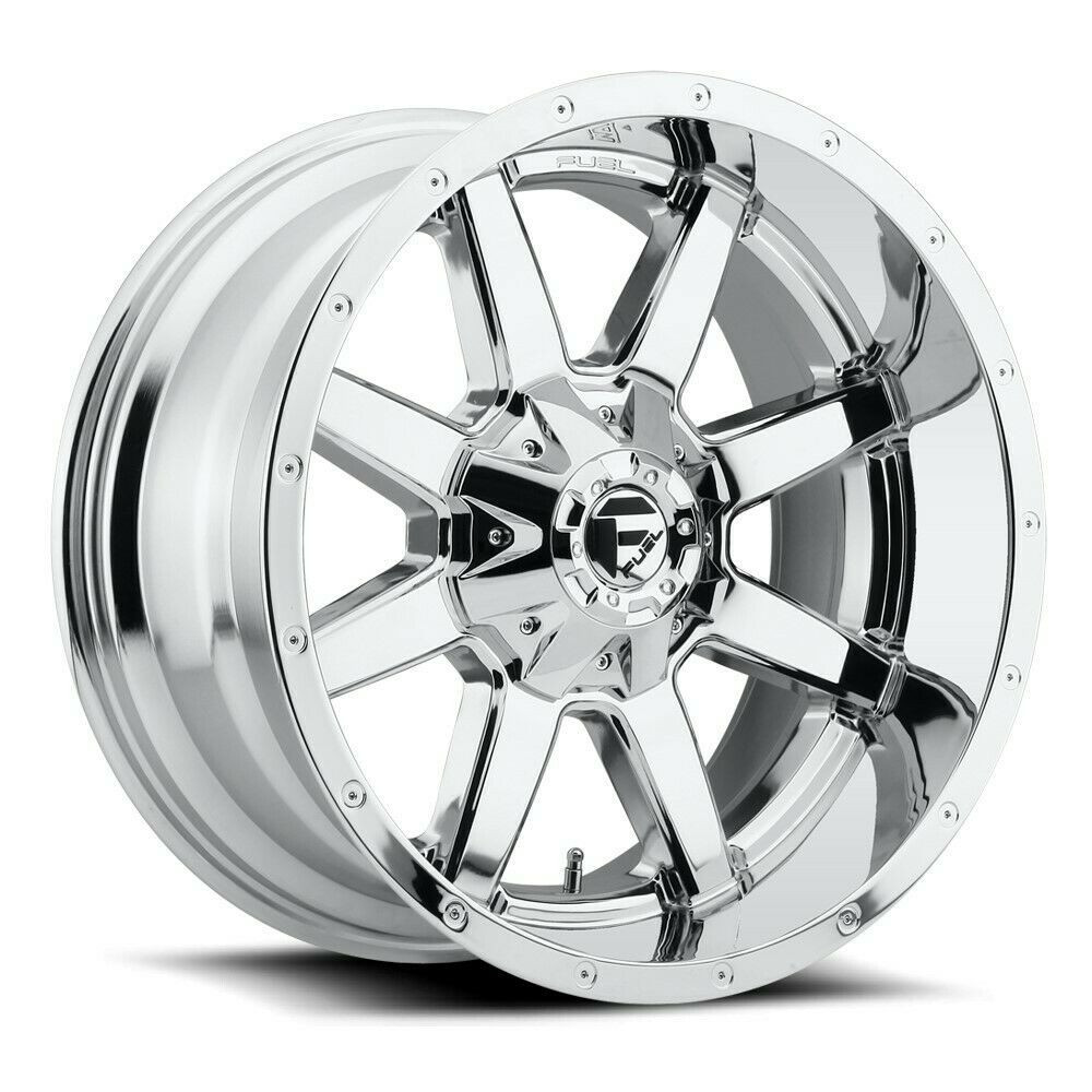 20" Fuel 1PC D536 Maverick 20x12 8x170 Chrome Plated Wheel -44mm For Ford Rim