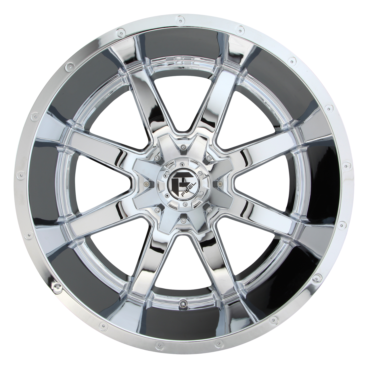 Fuel 1PC D536 Maverick 20x10 8x6.5 Chrome Plated Wheel 20" -18mm Rim