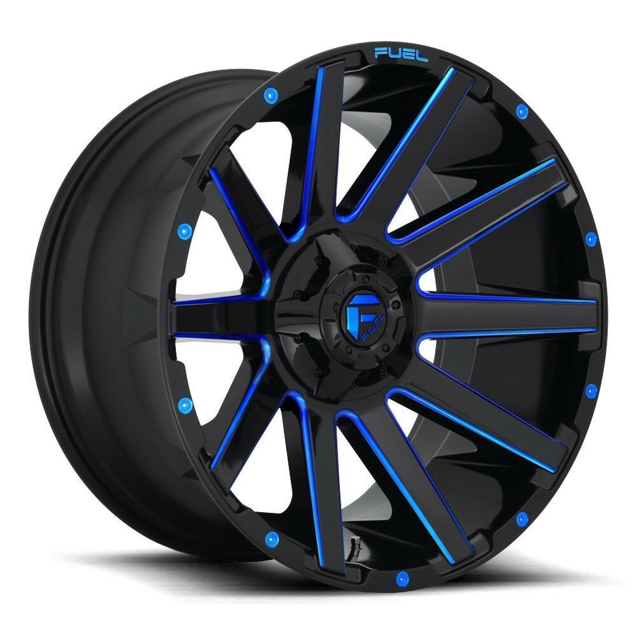 20" Fuel D644 Contra 20x9 6x135 6x5.5 20mm Gloss Black Blue Tinted Clear Wheel 20" Fuel D644 Contra 20x9 6x135 6x5.5 20mm Gloss Black Blue Tinted Clear Wheel