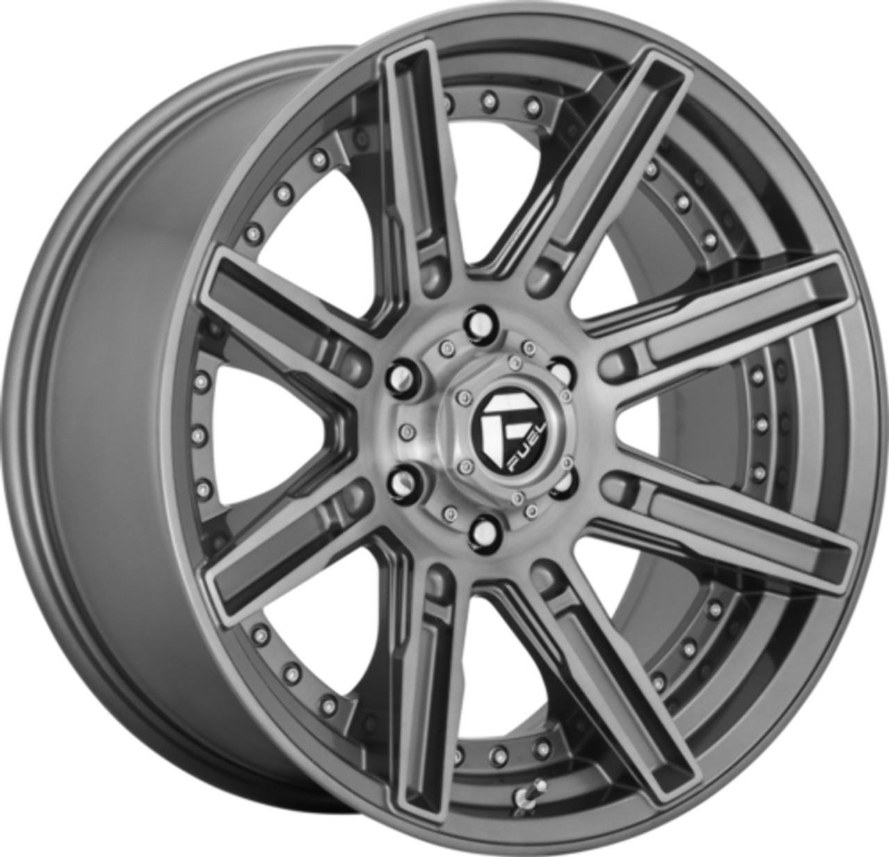 Fuel  D710 Rogue Platinum 20x9 5x150 Brushed Gun Metal Tinted Clear Wheel 20" 1 Fuel  D710 Rogue Platinum 20x9 5x150 Brushed Gun Metal Tinted Clear Wheel 20" 1