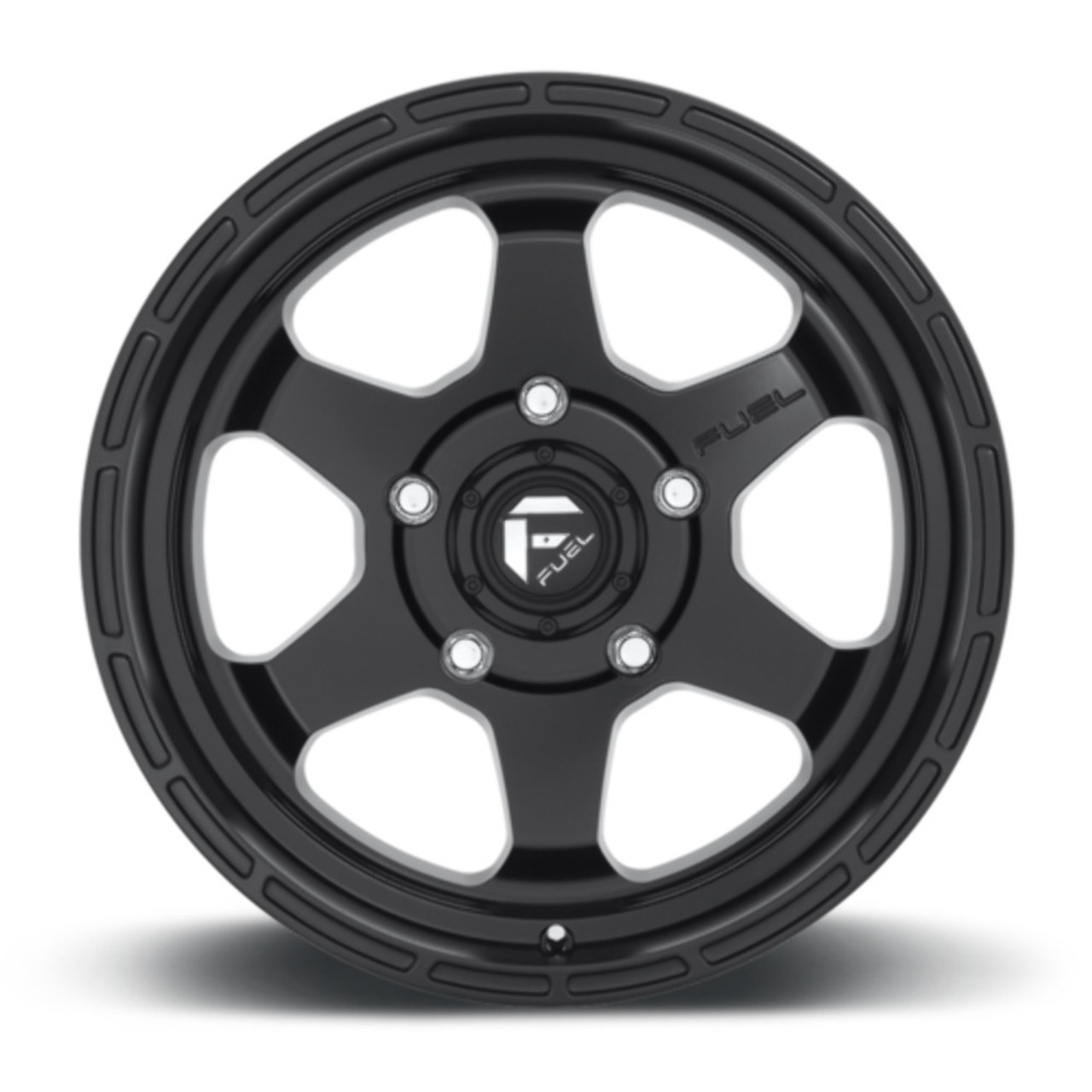 Fuel 1PC D664 Shok 17x10 5x5.0 Matte Black Wheel 17" -18mm Rim