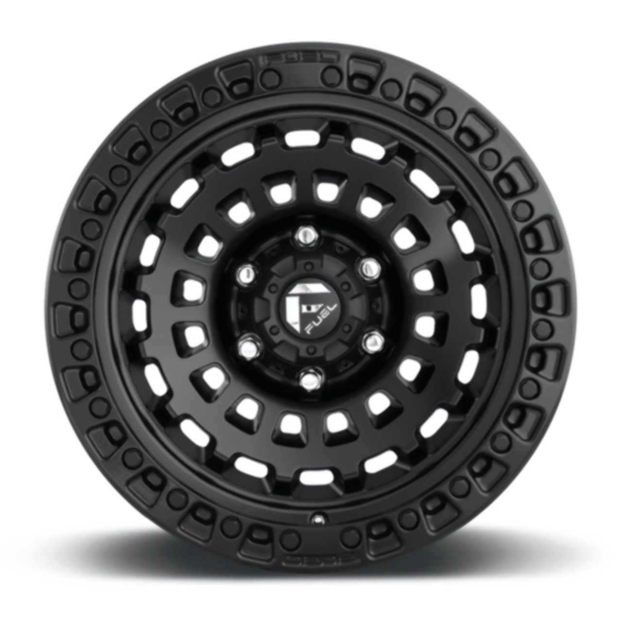 17" Fuel 1PC D633 Zephyr 17x9 5x5 Matte Black Wheel -12mm Lifted Truck Rim