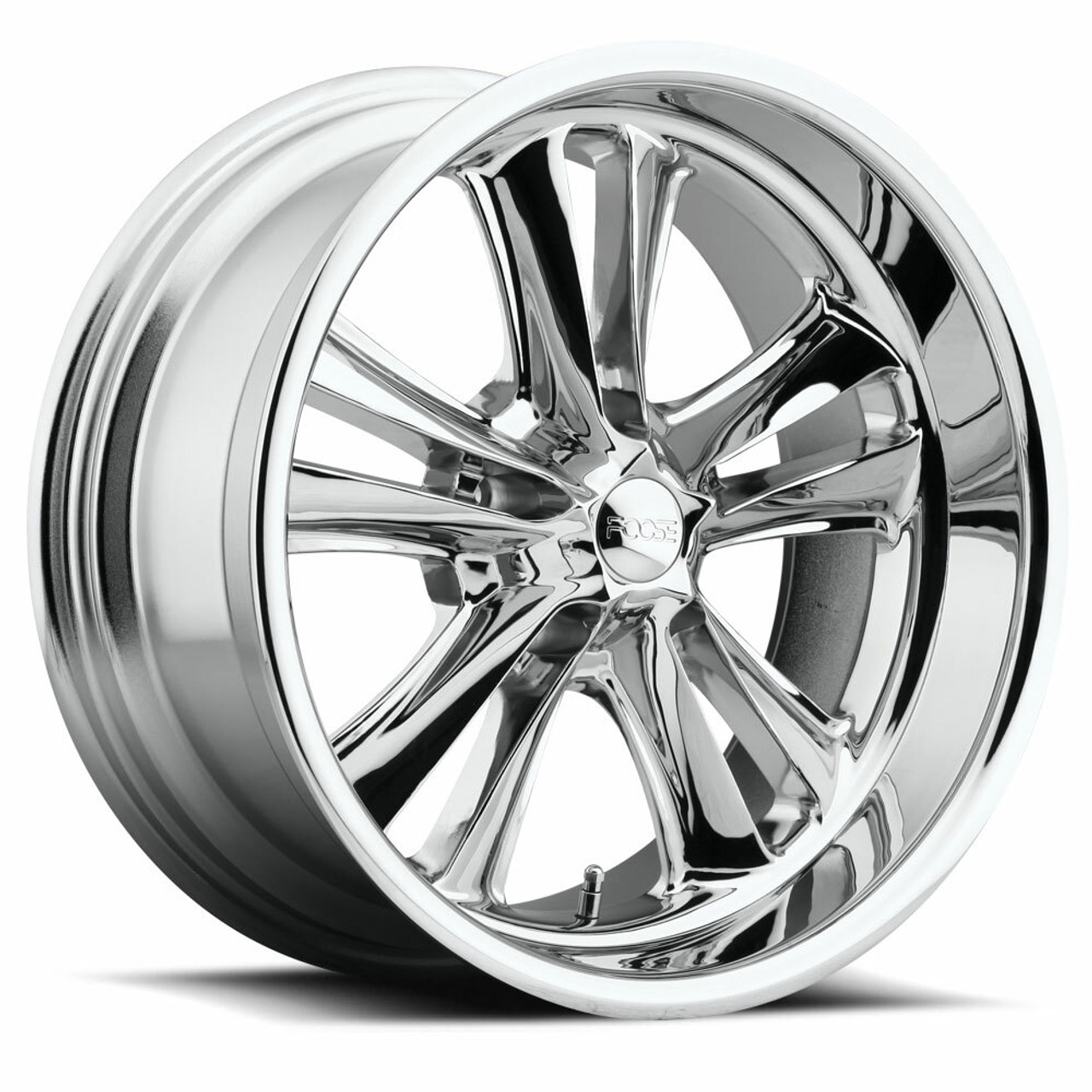18" Foose 1PC F097 Knuckle 18x8 5x4.75 Chrome Plated Wheel 1mm Rim